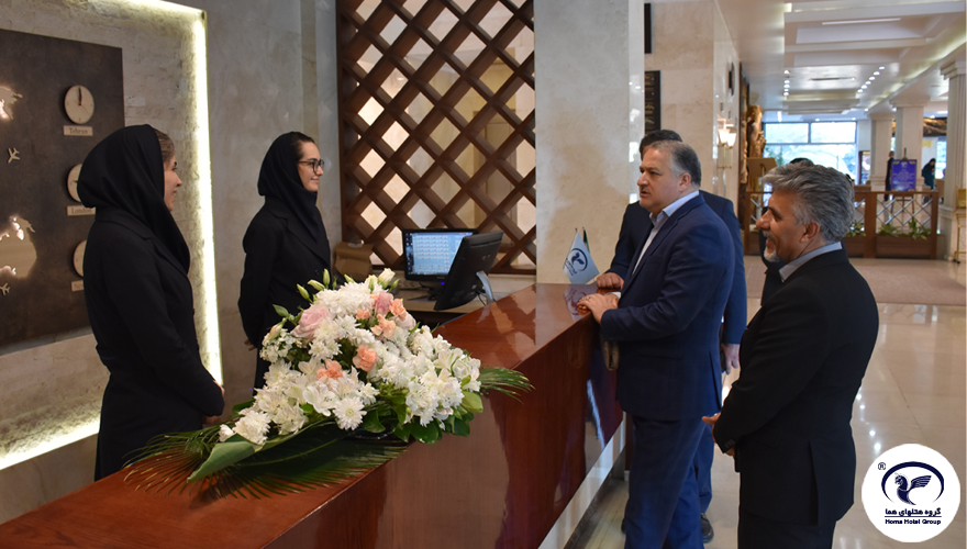 حضور مدیر عامل محترم هلدینگ گردشگری تامین اجتماعی در هتل هما شیراز
